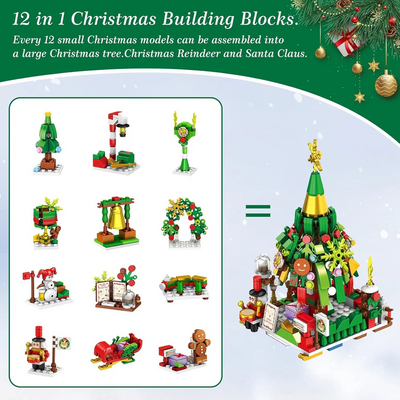 2025 „Świąteczny Kalendarz Adwentowy – Mini Christmas Building Set”