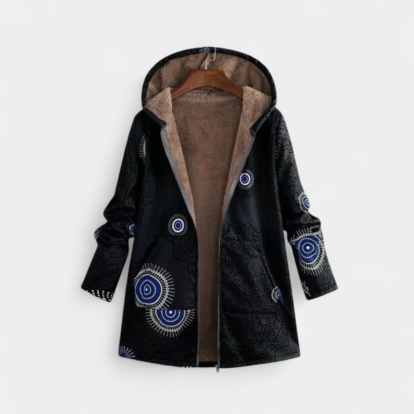 Roksana | Czarno-Niebieska Mandalowa Elegancja