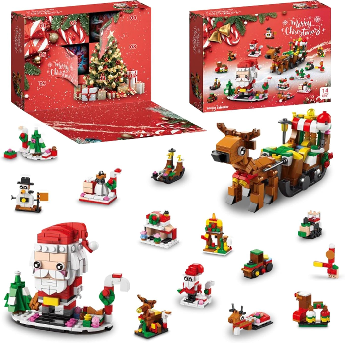 2025 „Świąteczny Kalendarz Adwentowy – Mini Christmas Building Set”