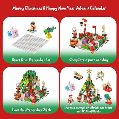 2025 „Świąteczny Kalendarz Adwentowy – Mini Christmas Building Set”