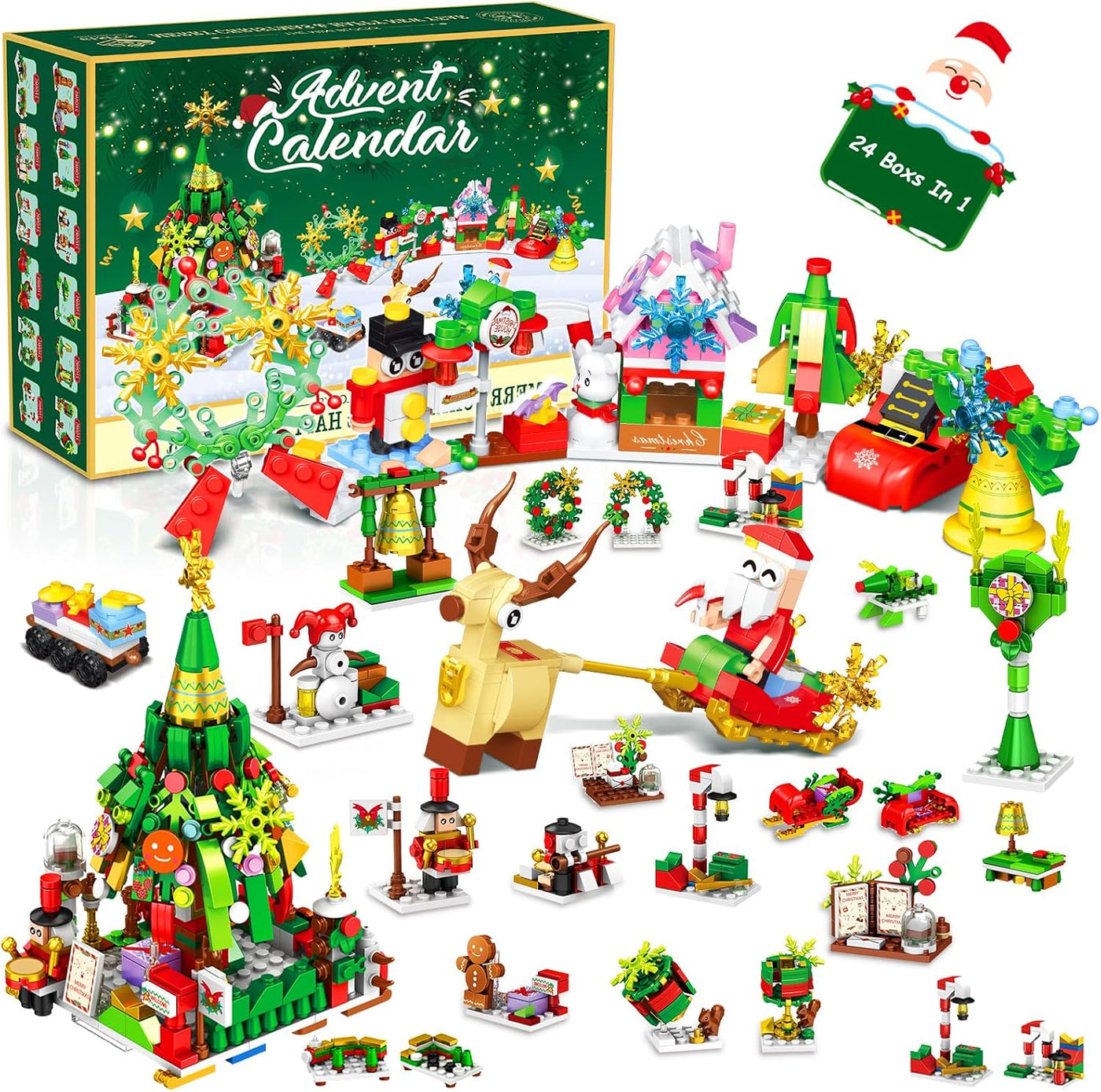 2025 „Świąteczny Kalendarz Adwentowy – Mini Christmas Building Set”