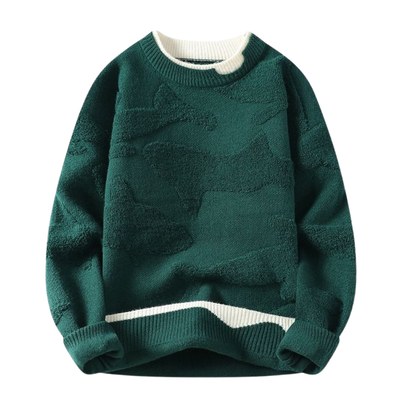 Victor | Sweter z Wypukłym Wzorem