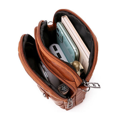 Naomi | Mała Torba Crossbody z Przegródkami