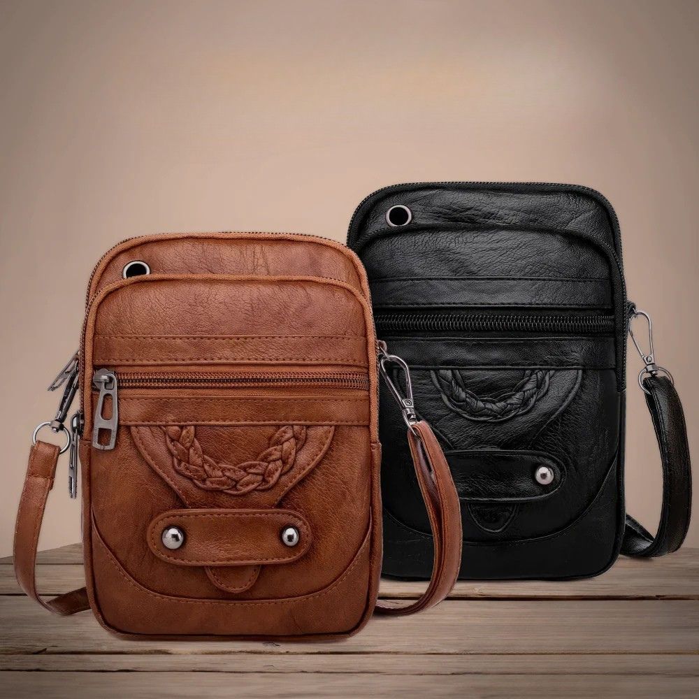 Naomi | Mała Torba Crossbody z Przegródkami