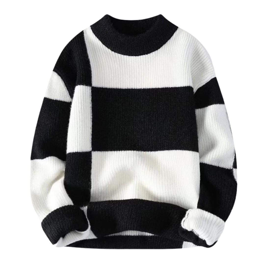 Erik | Sweter w Szerokie Pasy