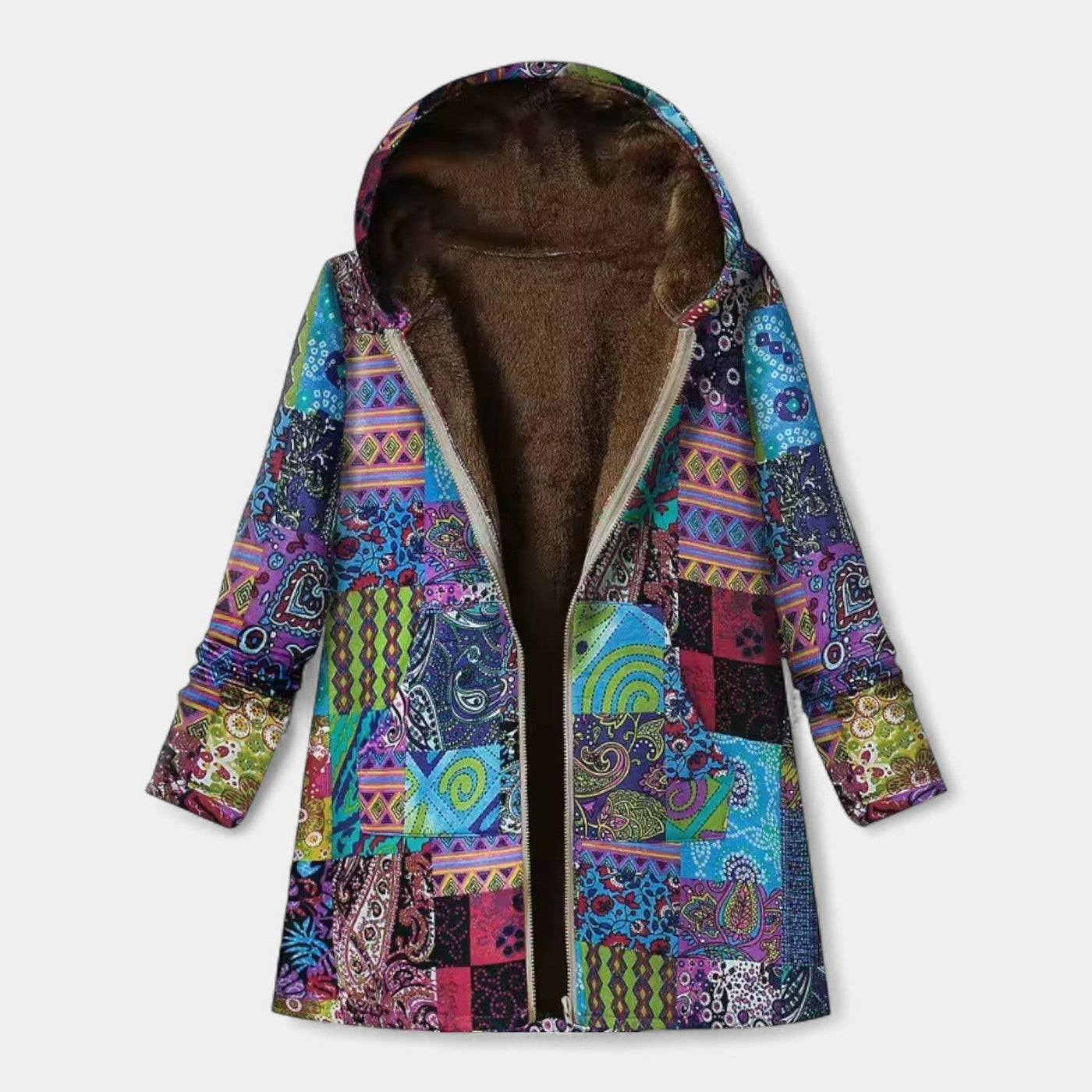 Liwia | Kolorowa Patchworkowa Ciepła