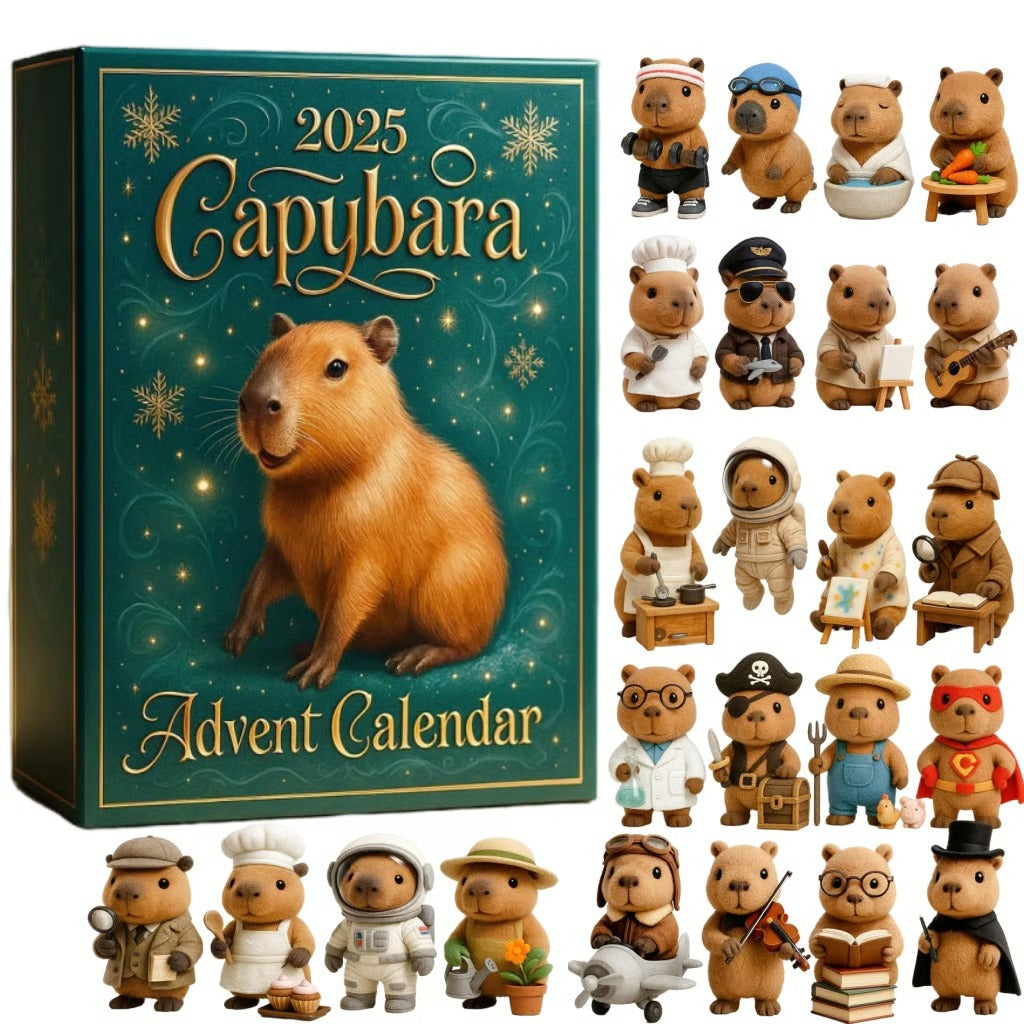 2025 „Świąteczny Kalendarz Adwentowy – Capybara Edition”