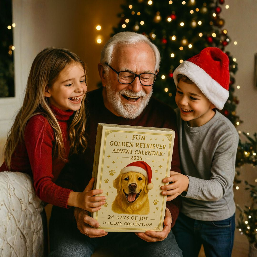 2025 „Świąteczny Kalendarz Adwentowy – Golden Retriever Edition”